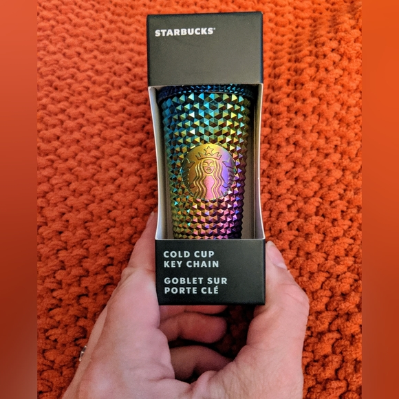 Starbucks Accessories - Starbucks Oil Slick 2023 Fall collection keychain NWT